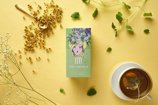 I M TEA 茶花茶插画女孩设计花朵包装品艺术